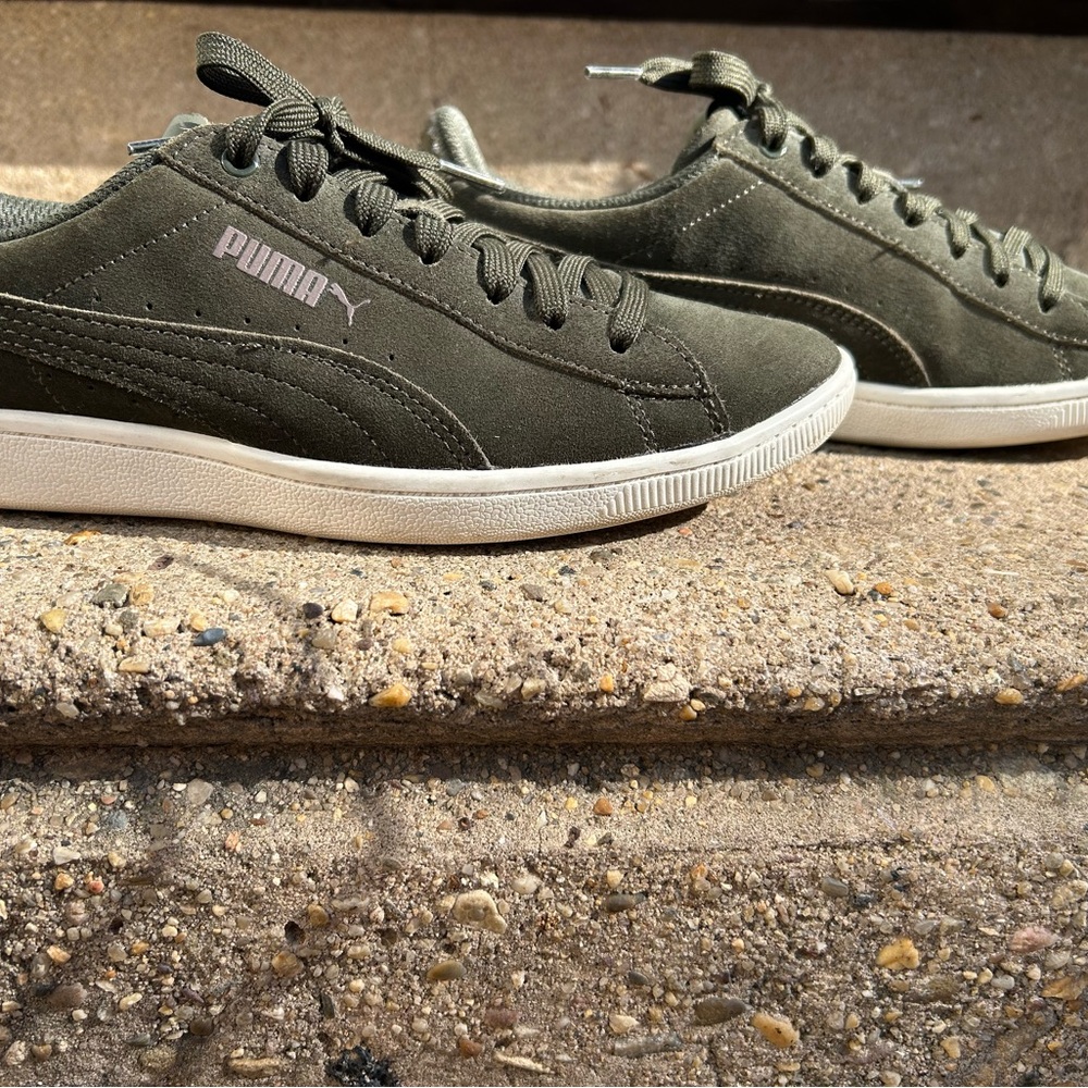 PUMA Women’s Olive Sneakers
